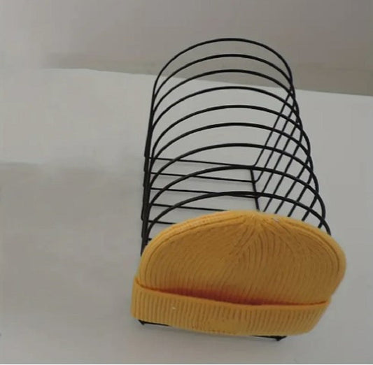 Freestanding Iron Organizer Book & Magazine Holder