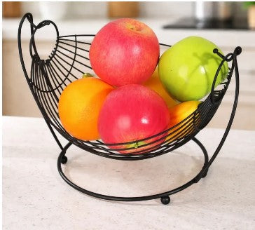 Premium Swinging Fruit & Vegetable Basket – Luxury Kitchen Organizer