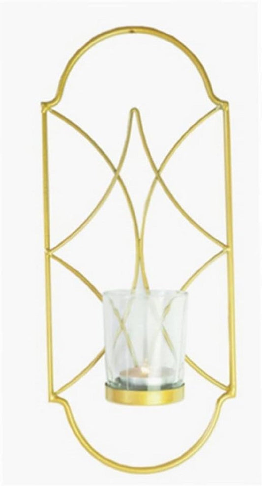 1PC Metal Wall Hanging Sconce Candle Holder Candlesticks Holde