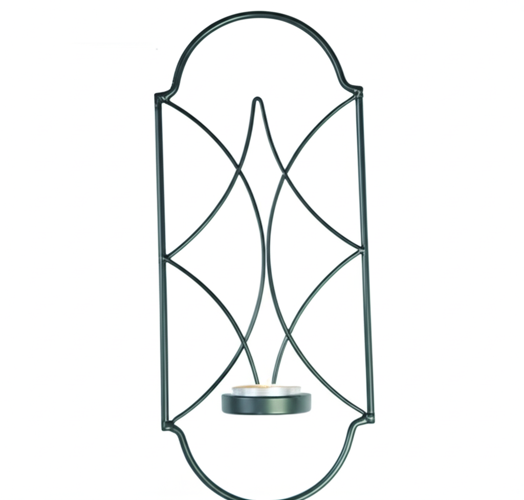 1PC Metal Wall Hanging Sconce Candle Holder Candlesticks Holde