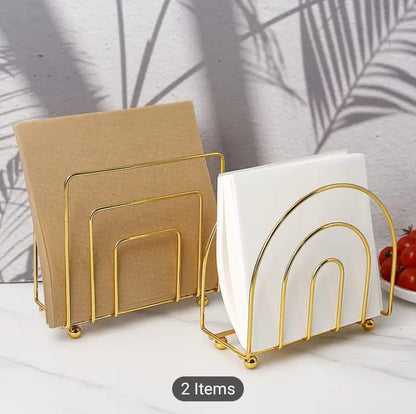 Tissue Dispenser Dining Tables Napkin Holder Metal Paper Napkin Holder