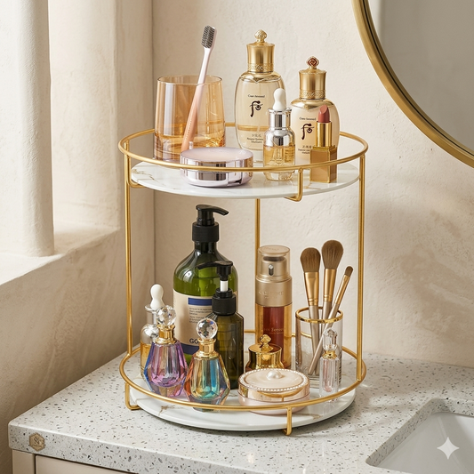 Jewelry Tray Double-deck Cosmetics Storage Tray