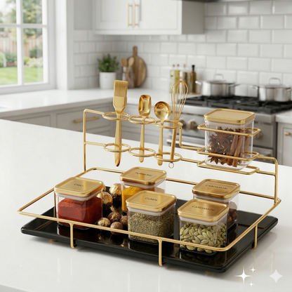 Toothpaste Holder Cosmetic Stand Lipstick Makeup Brush Rack
