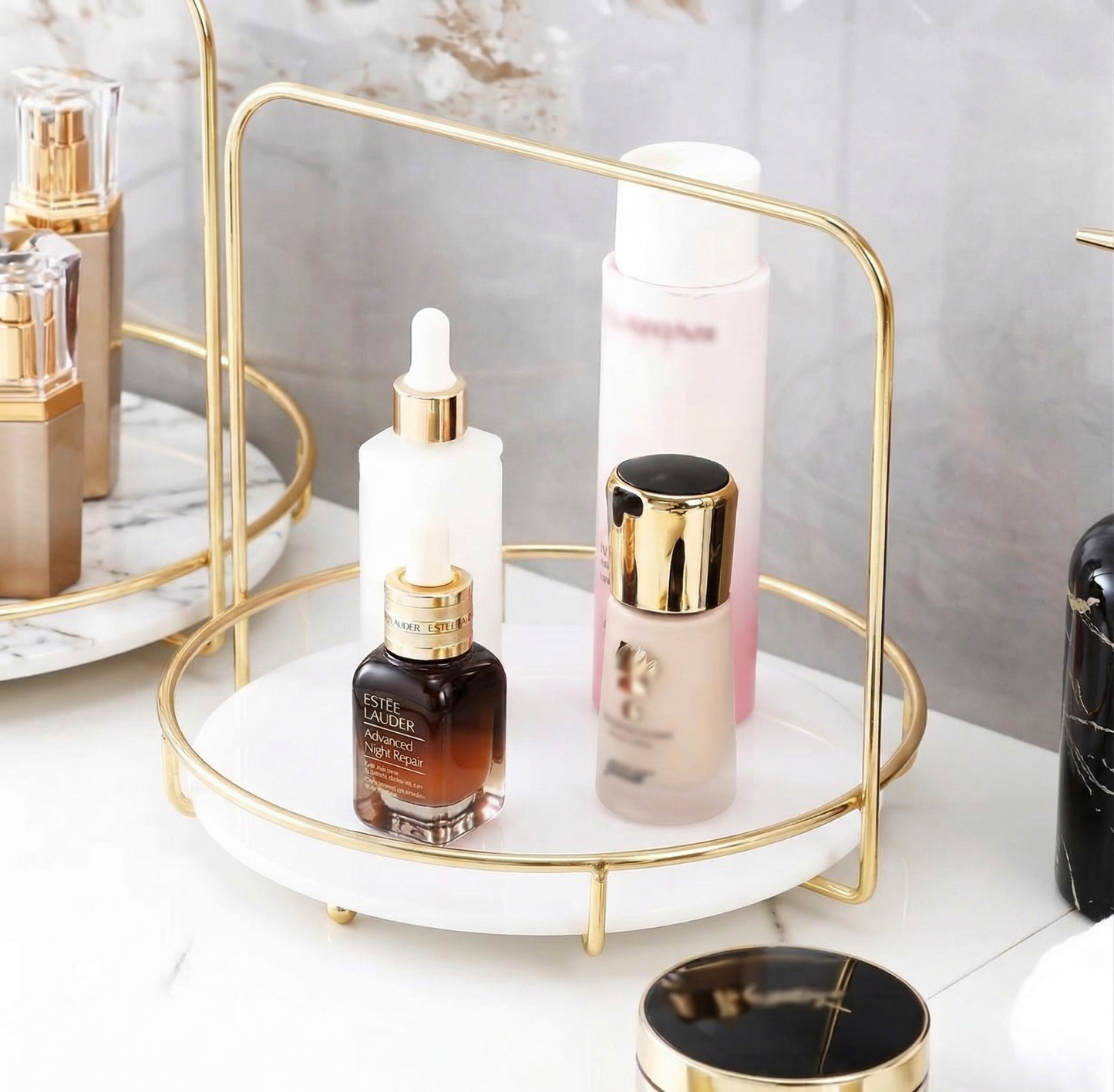 1 pc Cosmatics organizer tray and table tray for serving