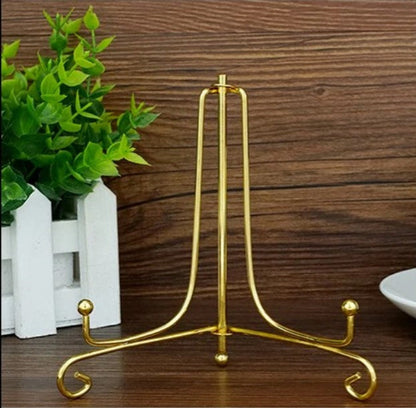 1x 7 inch Display Stand Iron Easel Plate Display Photo Holder Stand
