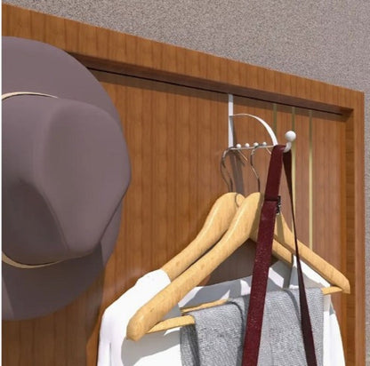 Over-the-Door Coat Rack Non-Slip Coat Hanger