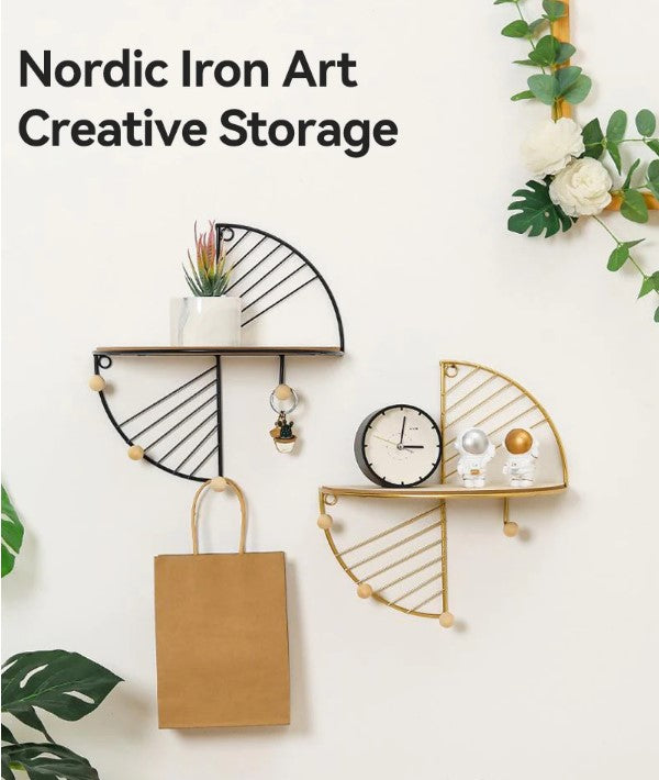 Wall Decoration Shelf Creative Storage Display Shelf Wall Hanging Storage Rack