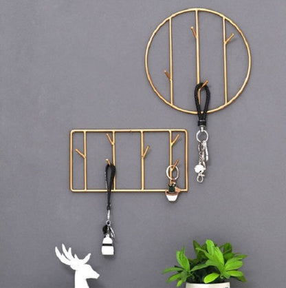 Iron Art Key Holder Wall Coat Hangers Home Decoration wall Hook