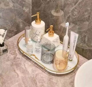 Royal Multi-Purpose Mirror Finish Display Tray – For Decor & Cosmetics