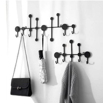Wall Hook Organizer – Luxury Metal Hanger for Coats, Bags & Keys