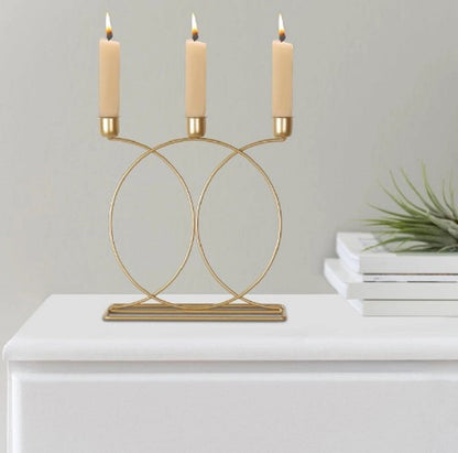 Candle Holder Candlestick Props Candelabra for Wedding Tabletop Decor