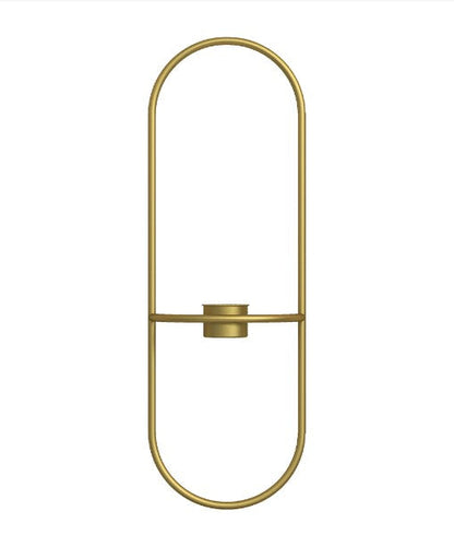 1pc Nordic Style Candle Holder Metal Wall Decorations