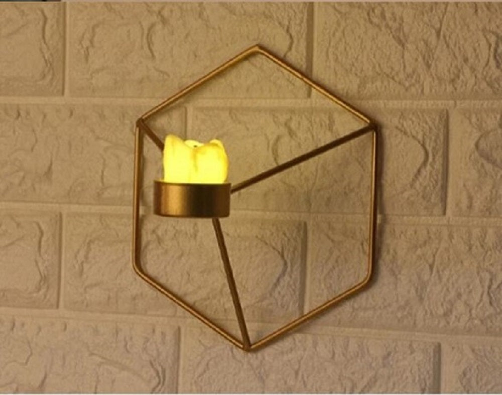1pc Candle Holder Decorative Wall Hook Candle Hanger