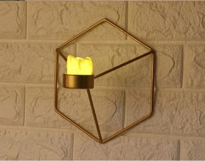 1pc Candle Holder Decorative Wall Hook Candle Hanger
