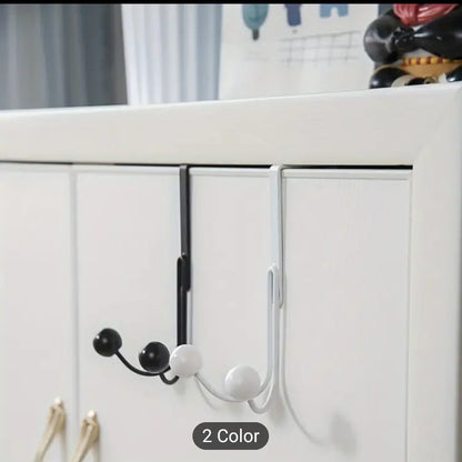 1pc Modern Over the Door Hook Metal Double Head Hanger